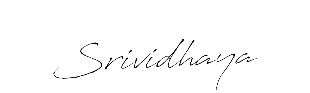 The best way (Antro_Vectra) to make a short signature is to pick only two or three words in your name. The name Srividhaya include a total of six letters. For converting this name. Srividhaya signature style 6 images and pictures png