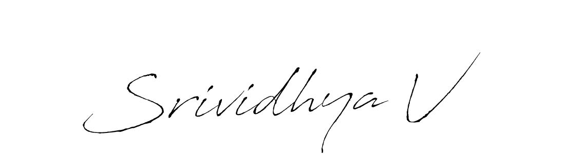 Antro_Vectra is a professional signature style that is perfect for those who want to add a touch of class to their signature. It is also a great choice for those who want to make their signature more unique. Get Srividhya V name to fancy signature for free. Srividhya V signature style 6 images and pictures png