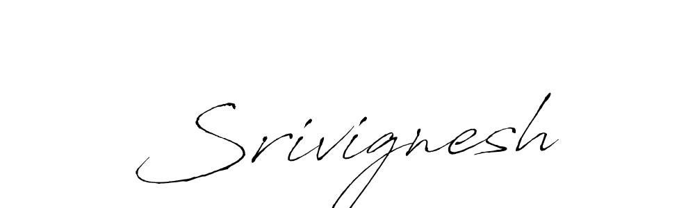 Srivignesh stylish signature style. Best Handwritten Sign (Antro_Vectra) for my name. Handwritten Signature Collection Ideas for my name Srivignesh. Srivignesh signature style 6 images and pictures png
