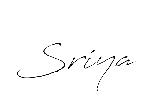 Design your own signature with our free online signature maker. With this signature software, you can create a handwritten (Antro_Vectra) signature for name Sriya. Sriya signature style 6 images and pictures png