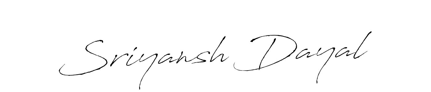 This is the best signature style for the Sriyansh Dayal name. Also you like these signature font (Antro_Vectra). Mix name signature. Sriyansh Dayal signature style 6 images and pictures png