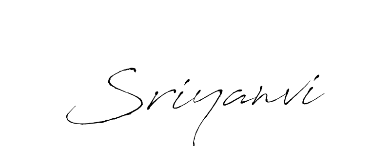 Design your own signature with our free online signature maker. With this signature software, you can create a handwritten (Antro_Vectra) signature for name Sriyanvi. Sriyanvi signature style 6 images and pictures png