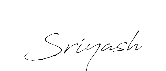 Sriyash stylish signature style. Best Handwritten Sign (Antro_Vectra) for my name. Handwritten Signature Collection Ideas for my name Sriyash. Sriyash signature style 6 images and pictures png