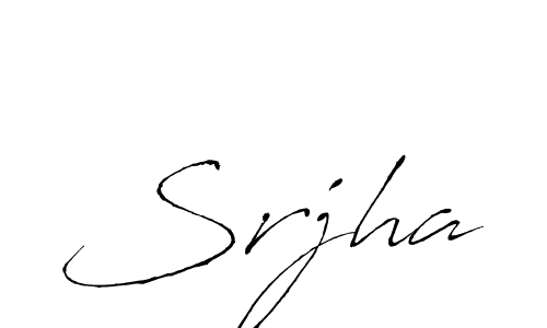 Design your own signature with our free online signature maker. With this signature software, you can create a handwritten (Antro_Vectra) signature for name Srjha. Srjha signature style 6 images and pictures png