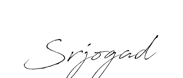 The best way (Antro_Vectra) to make a short signature is to pick only two or three words in your name. The name Srjogad include a total of six letters. For converting this name. Srjogad signature style 6 images and pictures png