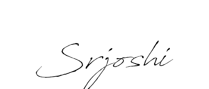 Create a beautiful signature design for name Srjoshi. With this signature (Antro_Vectra) fonts, you can make a handwritten signature for free. Srjoshi signature style 6 images and pictures png