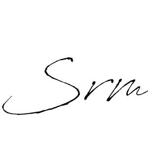 It looks lik you need a new signature style for name Srm. Design unique handwritten (Antro_Vectra) signature with our free signature maker in just a few clicks. Srm signature style 6 images and pictures png