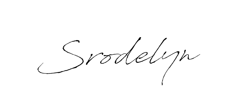Create a beautiful signature design for name Srodelyn. With this signature (Antro_Vectra) fonts, you can make a handwritten signature for free. Srodelyn signature style 6 images and pictures png