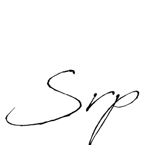 How to make Srp name signature. Use Antro_Vectra style for creating short signs online. This is the latest handwritten sign. Srp signature style 6 images and pictures png