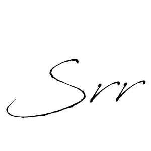 You should practise on your own different ways (Antro_Vectra) to write your name (Srr) in signature. don't let someone else do it for you. Srr signature style 6 images and pictures png