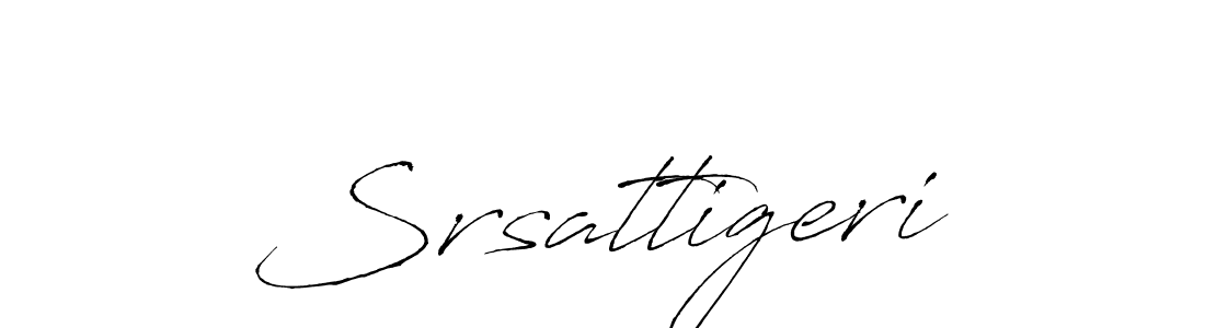 How to make Srsattigeri name signature. Use Antro_Vectra style for creating short signs online. This is the latest handwritten sign. Srsattigeri signature style 6 images and pictures png