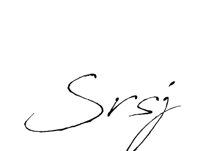 How to Draw Srsj signature style? Antro_Vectra is a latest design signature styles for name Srsj. Srsj signature style 6 images and pictures png