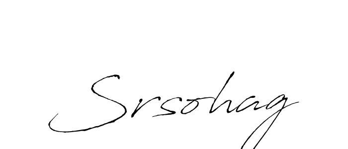 Srsohag stylish signature style. Best Handwritten Sign (Antro_Vectra) for my name. Handwritten Signature Collection Ideas for my name Srsohag. Srsohag signature style 6 images and pictures png