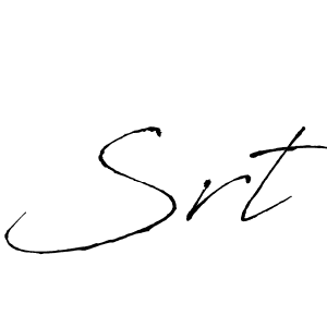 Use a signature maker to create a handwritten signature online. With this signature software, you can design (Antro_Vectra) your own signature for name Srt. Srt signature style 6 images and pictures png