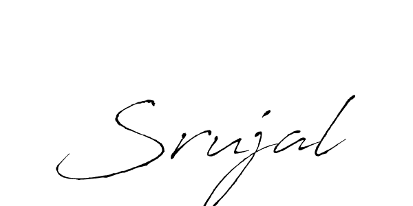 Design your own signature with our free online signature maker. With this signature software, you can create a handwritten (Antro_Vectra) signature for name Srujal. Srujal signature style 6 images and pictures png