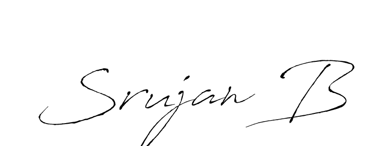 How to Draw Srujan B signature style? Antro_Vectra is a latest design signature styles for name Srujan B. Srujan B signature style 6 images and pictures png