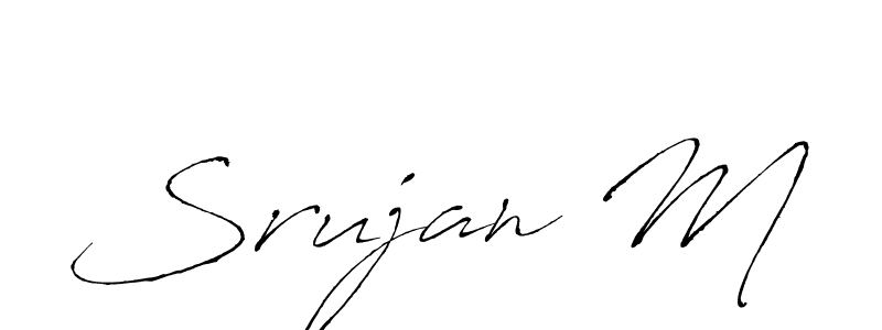 Once you've used our free online signature maker to create your best signature Antro_Vectra style, it's time to enjoy all of the benefits that Srujan M name signing documents. Srujan M signature style 6 images and pictures png