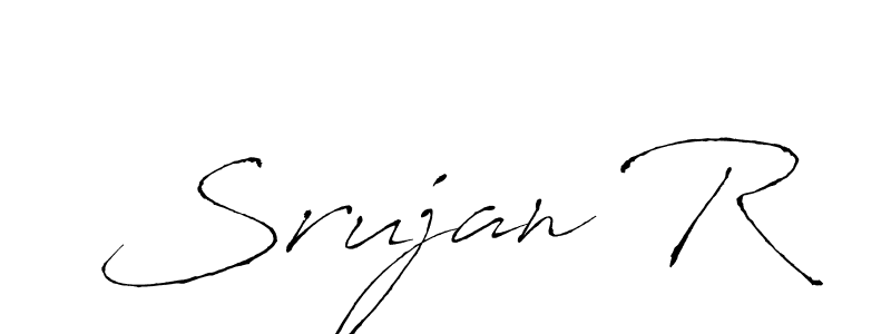 Antro_Vectra is a professional signature style that is perfect for those who want to add a touch of class to their signature. It is also a great choice for those who want to make their signature more unique. Get Srujan R name to fancy signature for free. Srujan R signature style 6 images and pictures png