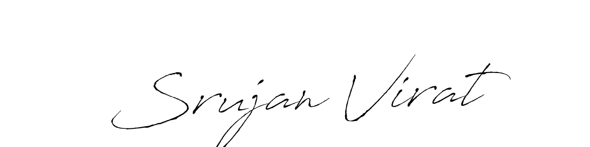 Similarly Antro_Vectra is the best handwritten signature design. Signature creator online .You can use it as an online autograph creator for name Srujan Virat. Srujan Virat signature style 6 images and pictures png