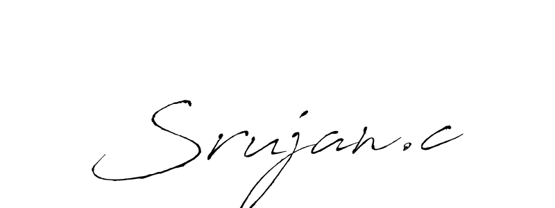 Make a beautiful signature design for name Srujan.c. Use this online signature maker to create a handwritten signature for free. Srujan.c signature style 6 images and pictures png