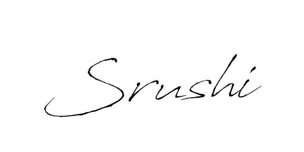Also You can easily find your signature by using the search form. We will create Srushi name handwritten signature images for you free of cost using Antro_Vectra sign style. Srushi signature style 6 images and pictures png