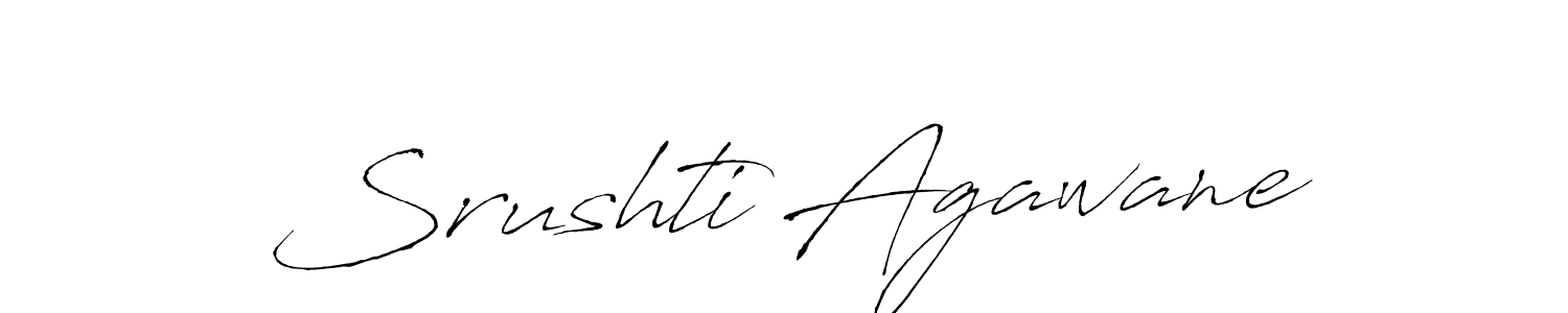 Antro_Vectra is a professional signature style that is perfect for those who want to add a touch of class to their signature. It is also a great choice for those who want to make their signature more unique. Get Srushti Agawane name to fancy signature for free. Srushti Agawane signature style 6 images and pictures png