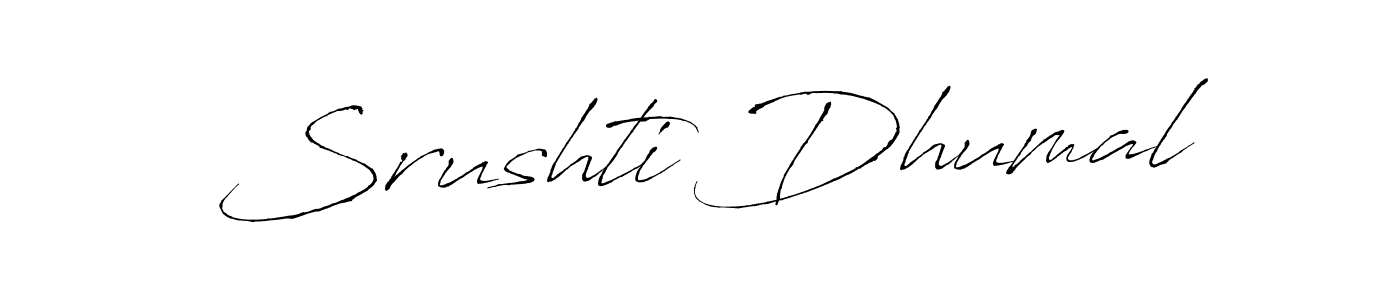 if you are searching for the best signature style for your name Srushti Dhumal. so please give up your signature search. here we have designed multiple signature styles  using Antro_Vectra. Srushti Dhumal signature style 6 images and pictures png