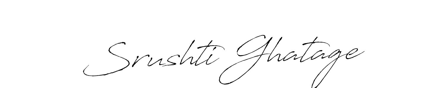 You should practise on your own different ways (Antro_Vectra) to write your name (Srushti Ghatage) in signature. don't let someone else do it for you. Srushti Ghatage signature style 6 images and pictures png