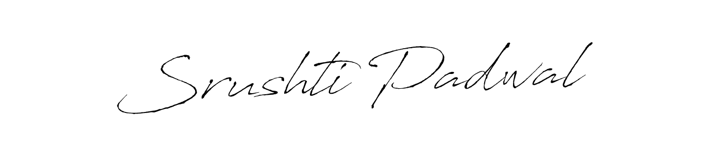 Design your own signature with our free online signature maker. With this signature software, you can create a handwritten (Antro_Vectra) signature for name Srushti Padwal. Srushti Padwal signature style 6 images and pictures png