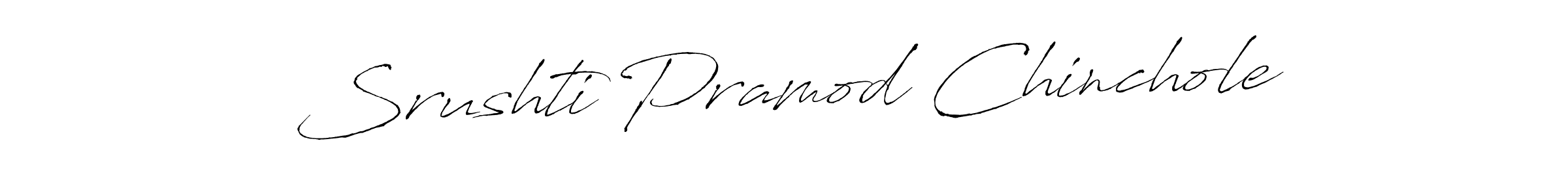 Also You can easily find your signature by using the search form. We will create Srushti Pramod Chinchole name handwritten signature images for you free of cost using Antro_Vectra sign style. Srushti Pramod Chinchole signature style 6 images and pictures png