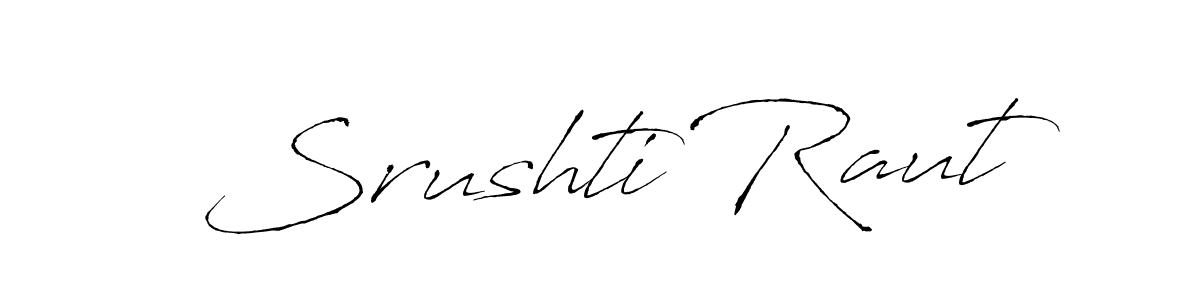Also we have Srushti Raut name is the best signature style. Create professional handwritten signature collection using Antro_Vectra autograph style. Srushti Raut signature style 6 images and pictures png