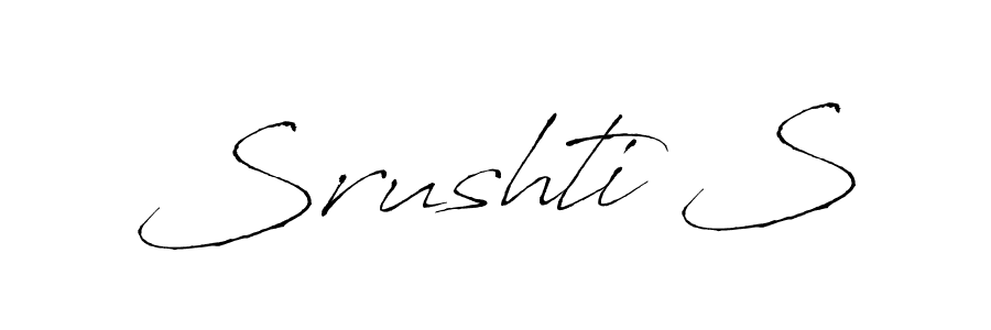 Make a beautiful signature design for name Srushti S. Use this online signature maker to create a handwritten signature for free. Srushti S signature style 6 images and pictures png