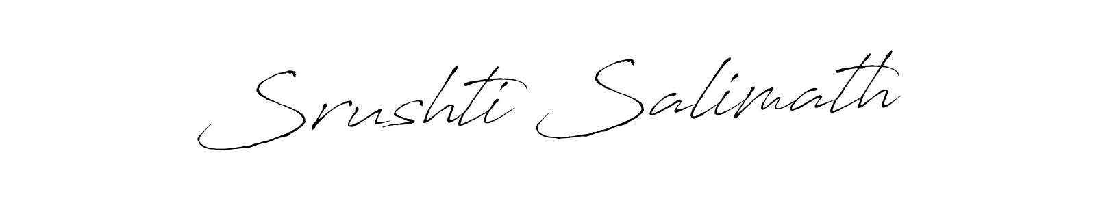 Make a beautiful signature design for name Srushti Salimath. Use this online signature maker to create a handwritten signature for free. Srushti Salimath signature style 6 images and pictures png