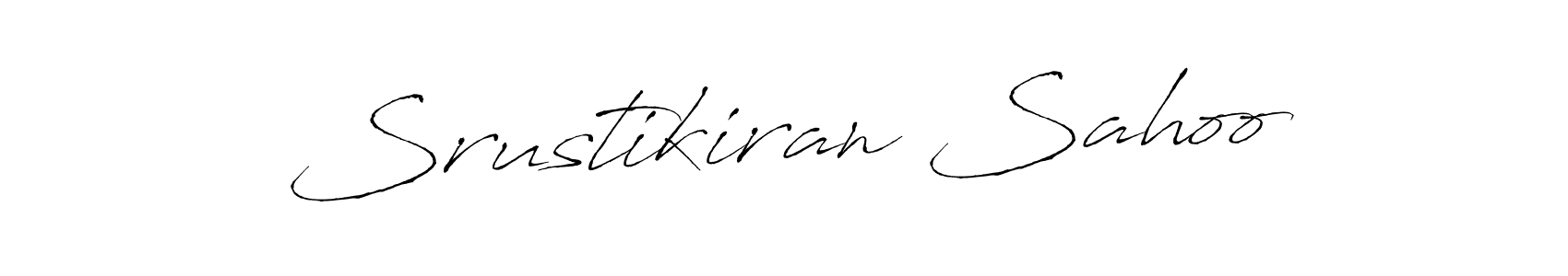Design your own signature with our free online signature maker. With this signature software, you can create a handwritten (Antro_Vectra) signature for name Srustikiran Sahoo. Srustikiran Sahoo signature style 6 images and pictures png