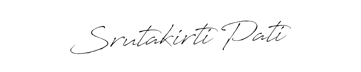 Use a signature maker to create a handwritten signature online. With this signature software, you can design (Antro_Vectra) your own signature for name Srutakirti Pati. Srutakirti Pati signature style 6 images and pictures png