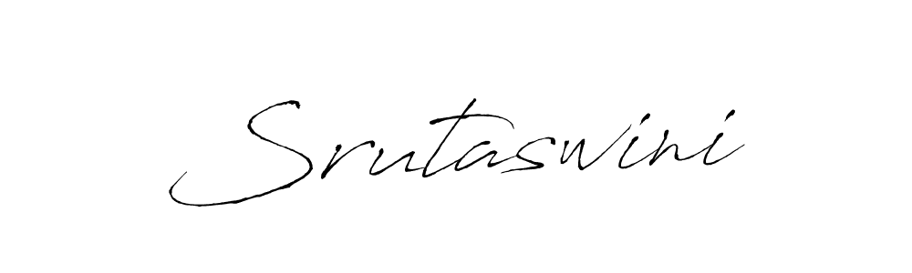 How to make Srutaswini signature? Antro_Vectra is a professional autograph style. Create handwritten signature for Srutaswini name. Srutaswini signature style 6 images and pictures png