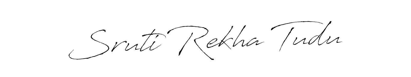Sruti Rekha Tudu stylish signature style. Best Handwritten Sign (Antro_Vectra) for my name. Handwritten Signature Collection Ideas for my name Sruti Rekha Tudu. Sruti Rekha Tudu signature style 6 images and pictures png