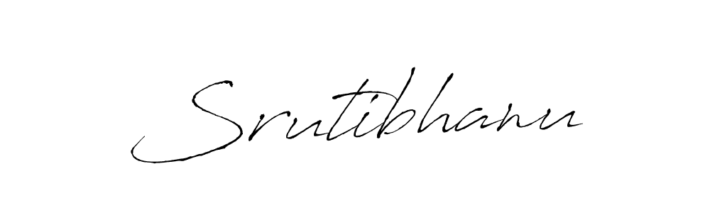 Create a beautiful signature design for name Srutibhanu. With this signature (Antro_Vectra) fonts, you can make a handwritten signature for free. Srutibhanu signature style 6 images and pictures png
