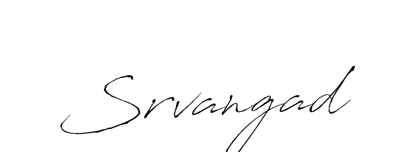 Design your own signature with our free online signature maker. With this signature software, you can create a handwritten (Antro_Vectra) signature for name Srvangad. Srvangad signature style 6 images and pictures png