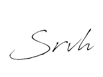 Srvh stylish signature style. Best Handwritten Sign (Antro_Vectra) for my name. Handwritten Signature Collection Ideas for my name Srvh. Srvh signature style 6 images and pictures png