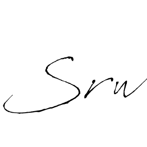 Use a signature maker to create a handwritten signature online. With this signature software, you can design (Antro_Vectra) your own signature for name Srw. Srw signature style 6 images and pictures png