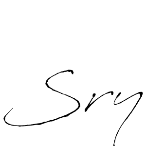 How to make Sry name signature. Use Antro_Vectra style for creating short signs online. This is the latest handwritten sign. Sry signature style 6 images and pictures png
