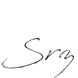 You should practise on your own different ways (Antro_Vectra) to write your name (Srz) in signature. don't let someone else do it for you. Srz signature style 6 images and pictures png