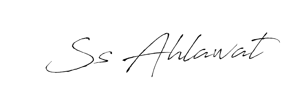 How to Draw Ss Ahlawat signature style? Antro_Vectra is a latest design signature styles for name Ss Ahlawat. Ss Ahlawat signature style 6 images and pictures png