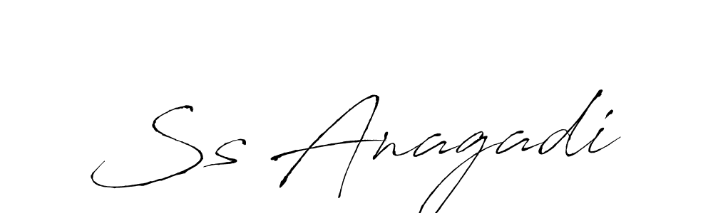 Similarly Antro_Vectra is the best handwritten signature design. Signature creator online .You can use it as an online autograph creator for name Ss Anagadi. Ss Anagadi signature style 6 images and pictures png