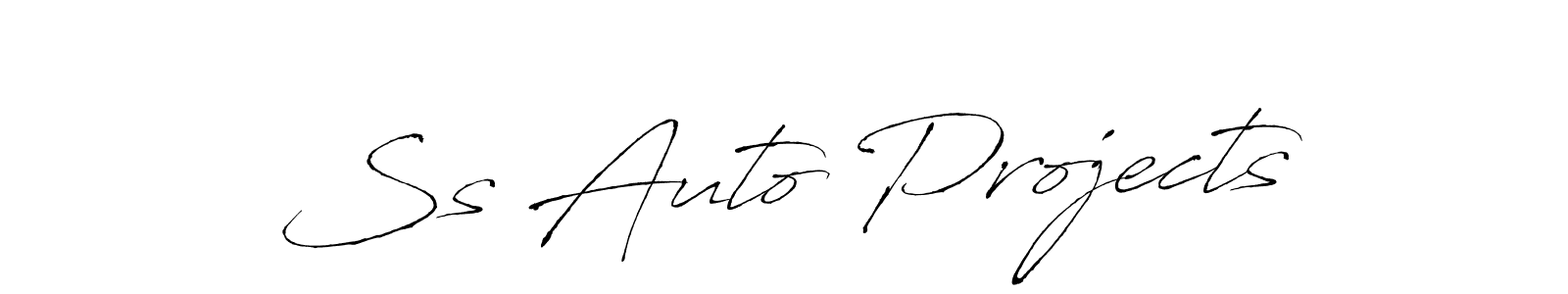 You should practise on your own different ways (Antro_Vectra) to write your name (Ss Auto Projects) in signature. don't let someone else do it for you. Ss Auto Projects signature style 6 images and pictures png