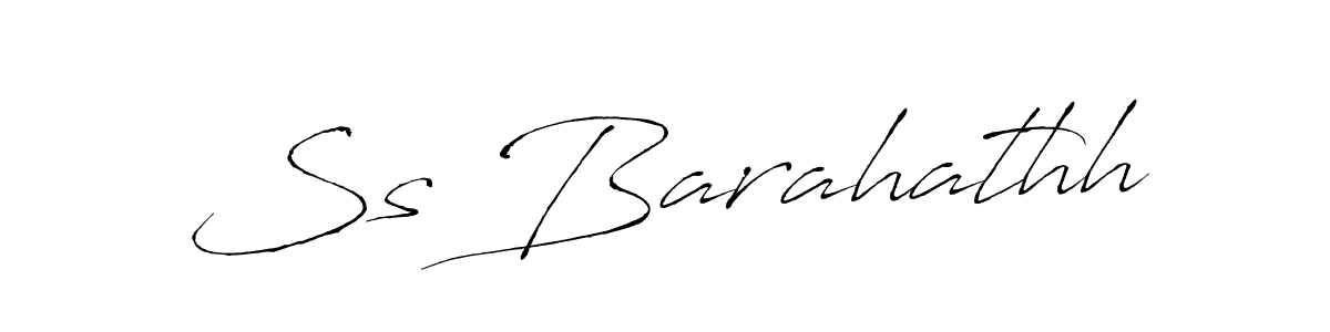 This is the best signature style for the Ss Barahathh name. Also you like these signature font (Antro_Vectra). Mix name signature. Ss Barahathh signature style 6 images and pictures png