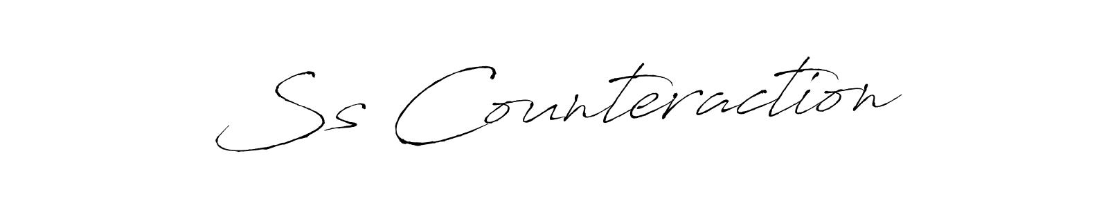 Make a beautiful signature design for name Ss Counteraction. With this signature (Antro_Vectra) style, you can create a handwritten signature for free. Ss Counteraction signature style 6 images and pictures png