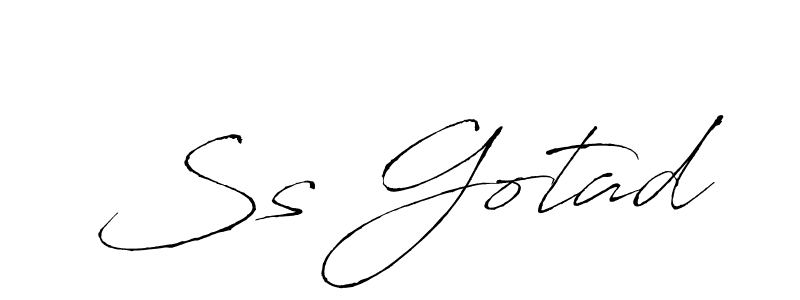 You can use this online signature creator to create a handwritten signature for the name Ss Gotad. This is the best online autograph maker. Ss Gotad signature style 6 images and pictures png