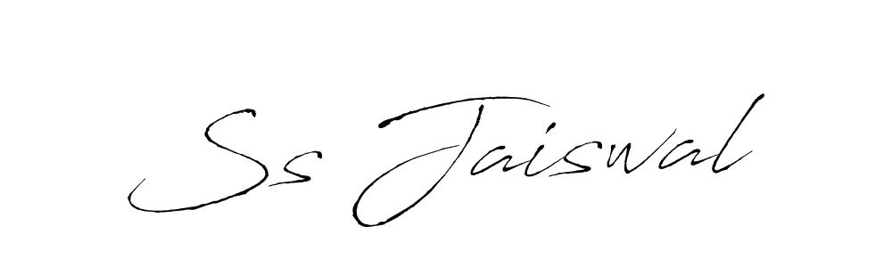 Make a beautiful signature design for name Ss Jaiswal. With this signature (Antro_Vectra) style, you can create a handwritten signature for free. Ss Jaiswal signature style 6 images and pictures png